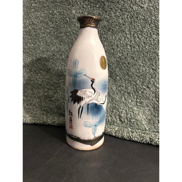 Sake Decanter Japanese Porcelain Taisho Era Antique - Picture 1 of 9